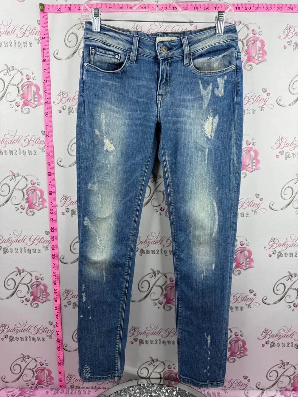 Tommy Hilfiger jeans Skinny Distressed Blue Jeans